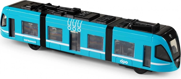 Moderne metalen tram DPO Ostrava 23 cm