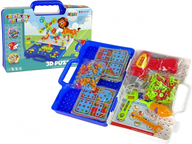 Puzzle 3D set de valisette avec tournevis pour bricoleurs