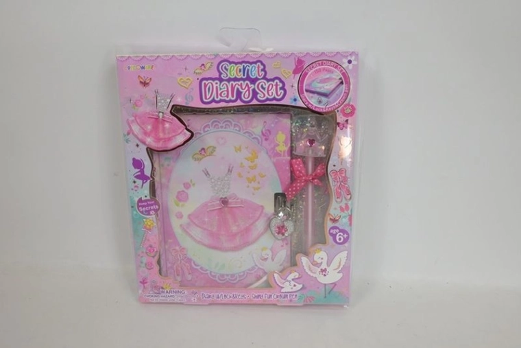 Pecoware kinderdagboek met slot en pen in geschenkverpakking