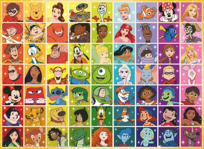 RAVENSBURGER puzzel Disney Personages XXL 100 stukjes