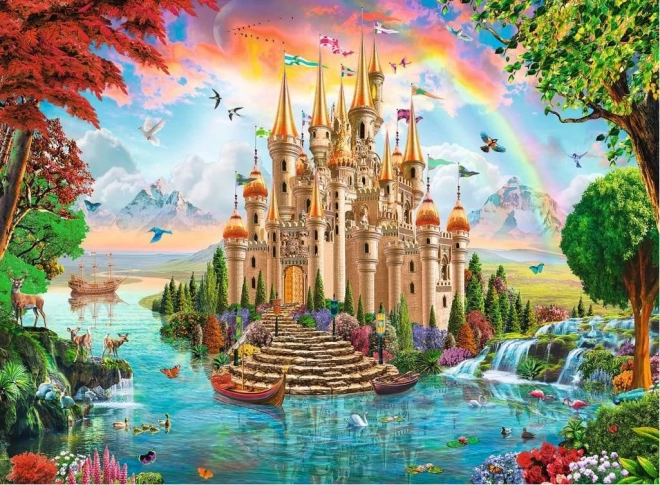 Puzzel Regenboogkasteel Ravensburger 100 stukjes