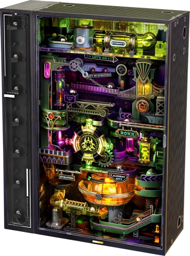 RoboTime 3D mechanische knikkerbaan Stad van Alchemie