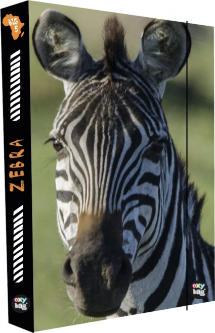 A4 Jumbo schriftendoos met Zebra-motief