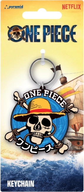 One Piece Rubber Keychain