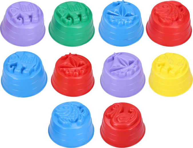 Grand moule en plastique pour sable 15 × 8 cm