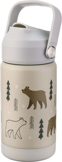 Thermos en acier inoxydable avec embout Kitchisimo 370 ml ourson