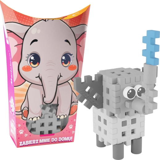 Kit de construction Mini Waffle Pocket Pets – éléphanteau