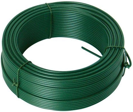 PVC tension wire 2.6 mm × 26 m, green