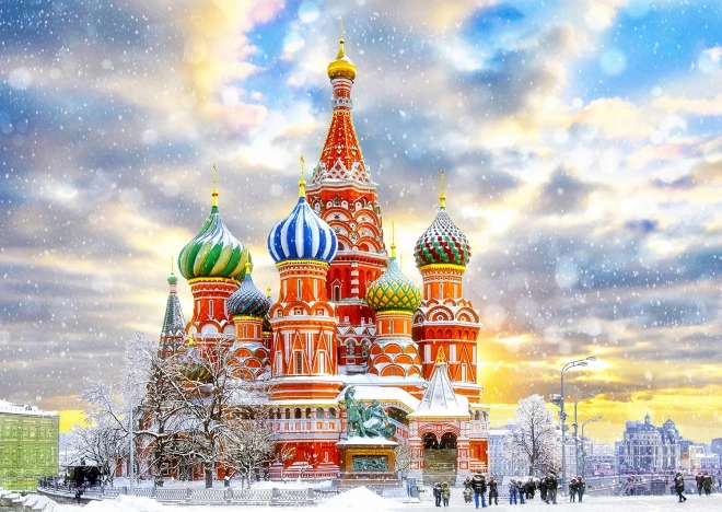 Puzzle St. Basil's Cathedral Moscow 1000 Pieces ENJOY