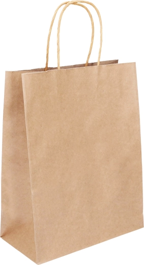 Gift paper bag kraft S 21 × 11 × 27 cm