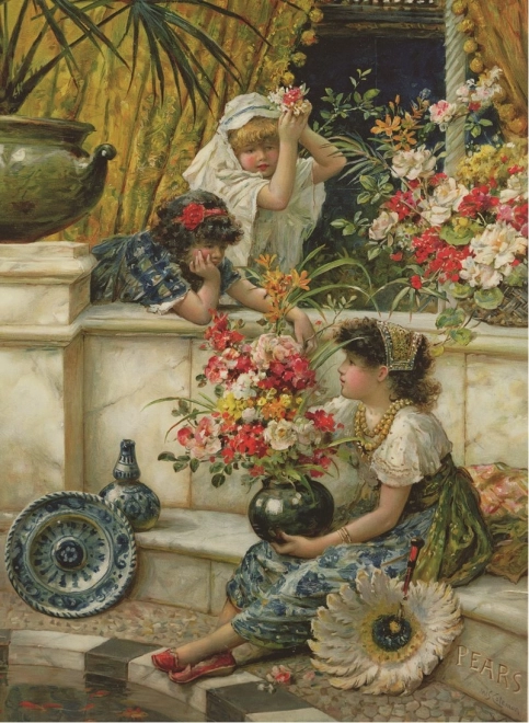 Puzzle Flowers of the East 1000 pieces