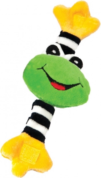 Hochet à poignée avec mascotte Frog Moms