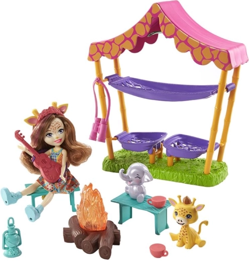 Enchantimals Savanna Camping Doll Playset