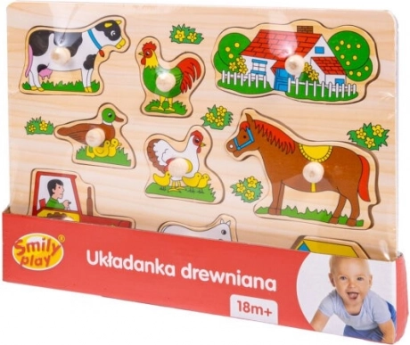 Wooden Puzzle Farm