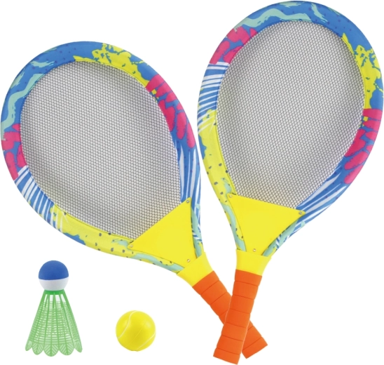 Outdoor-Set Tennis & Badminton 2-in-1 für Kinder