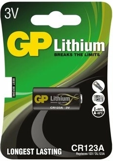 GP Lithiumbatterie CR123