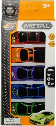 Set de cinq petites voitures