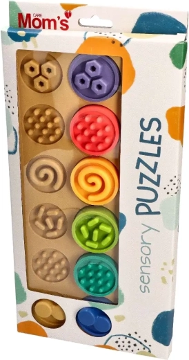 Sensory Puzzle Discs XL for Babies 6m+ Mom’s Care