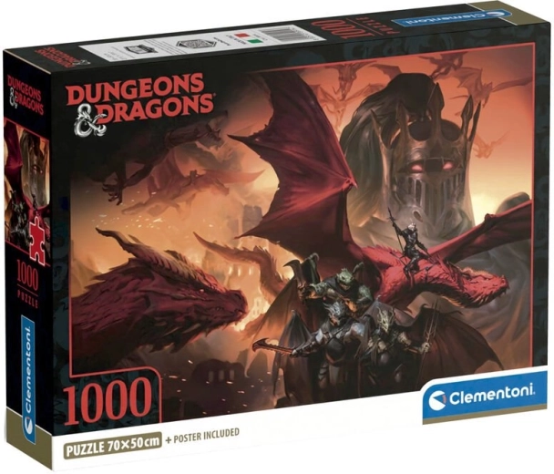Puzzle CLEMENTONI Dungeons & Dragons 1000 Teile