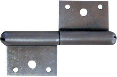 Charnière de fenêtre 80 mm en L, lot de 20 pcs