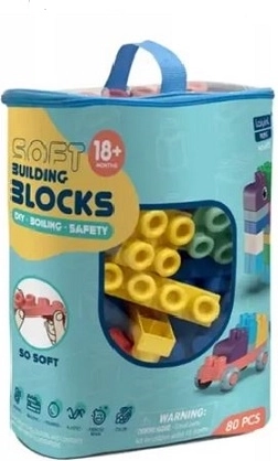Zachte bouwblokken voor kinderen 80 stuks