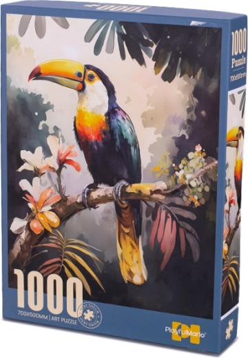 Puzzle toucan 1000 pièces 70 × 50 cm