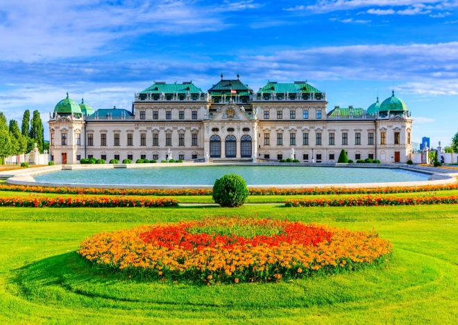 Puzzle Belvedere Palace Vienna 1000 pieces