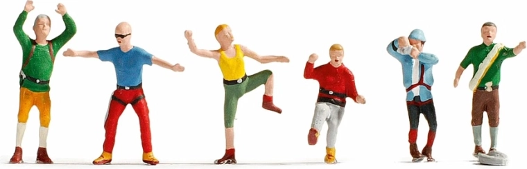 Noch Climber Figures Set H0 (6 pcs)