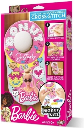 Barbie creative maker kit – embroidered door hanger