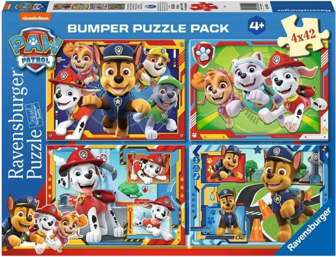 Paw Patrol Puzzle 4x42 Pieces by Ravensburger