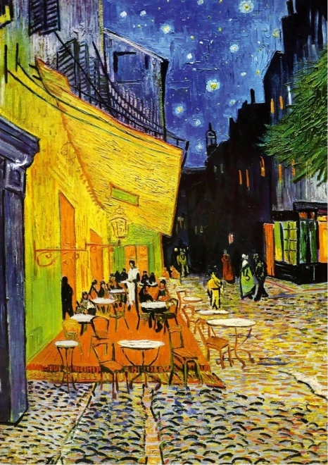 Puzzle musée : Terrasse du café le soir 1000 pièces