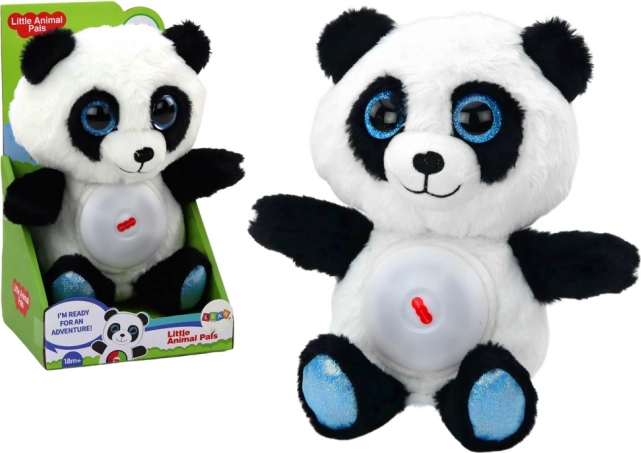 Plush Panda with Night Light and Lullabies 30 cm