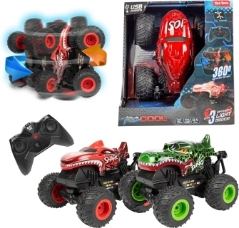 RC monstertruck 1:20 met rotatie op afstandsbediening