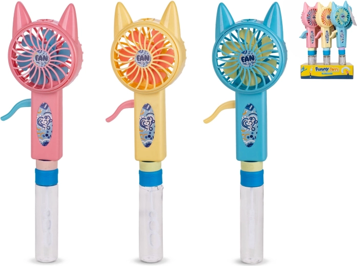 Bulleur avec ventilateur – chat, 29 cm