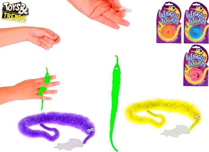 Ver de ficelle 22 cm – jouet amusant pour enfants