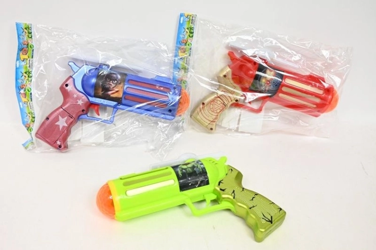 Children’s battery-powered toy pistol with light and sound effects