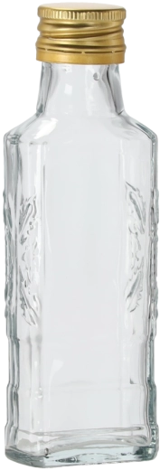 Glasflasche Moskwa 100 ml mit Schraubverschluss