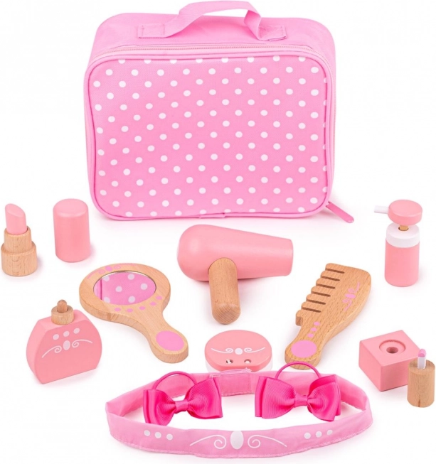 Bigjigs Toys houten cosmeticaset in koffer (11-delig)