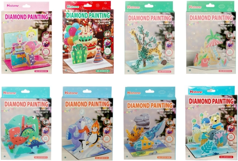 Diamond Mosaic 3D Scene – Creative Set