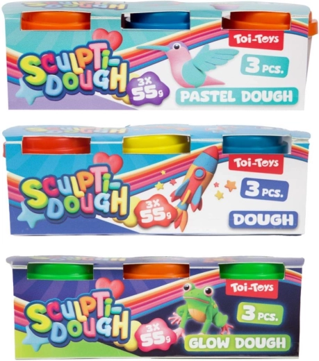 Klei 3×55 g in potjes, 3 soorten, vanaf 12 maanden