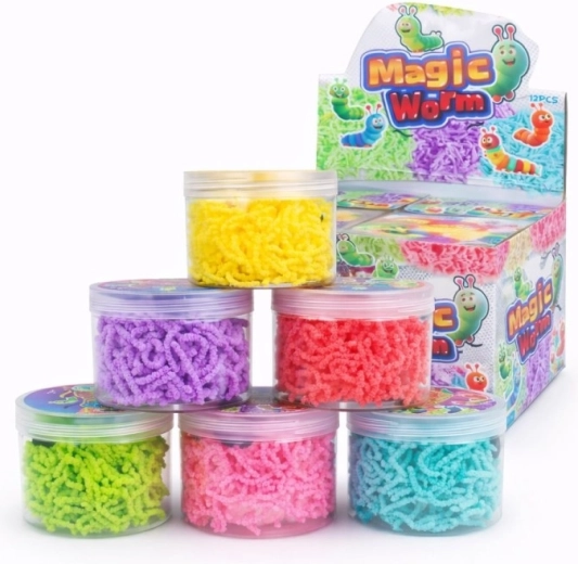 Ver de magie en tube 8 cm – jouet antistress amusant pour enfants