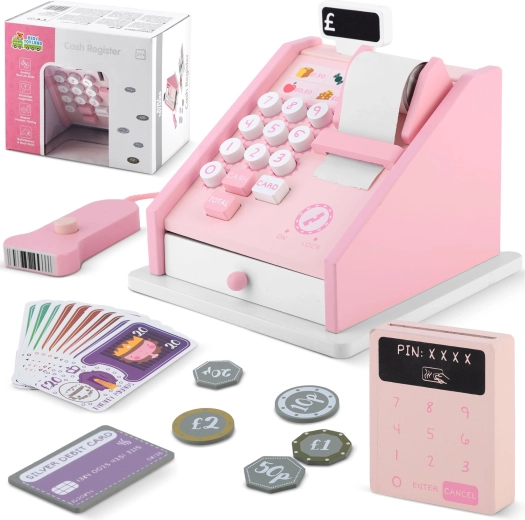 Caisse enregistreuse en bois pour enfants RICOKIDS