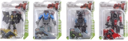 Dinosaure robot en métal transformable en robot