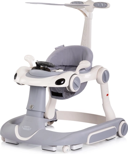 Interactive Baby Walker 5-in-1 CHIPOLINO Happy Walker – grey