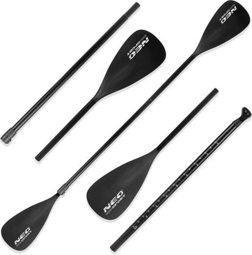 Pagaie 2‑en‑1 pour SUP NEO-SPORT – réglable, pliable, simple ou double pale