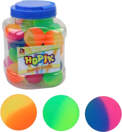 Regenboog stuiterbal 45 mm