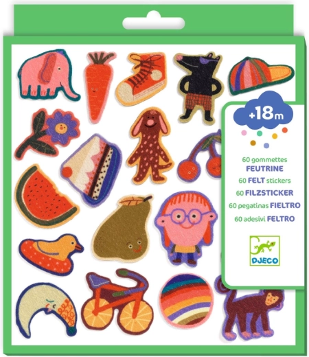 Stickers Crazy Friends DJECO