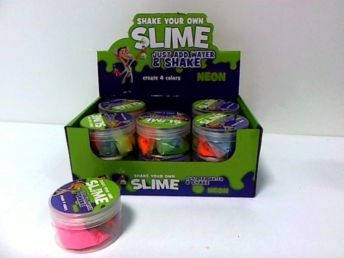 Poudre pour fabriquer du slime – 12 pièces en présentoir