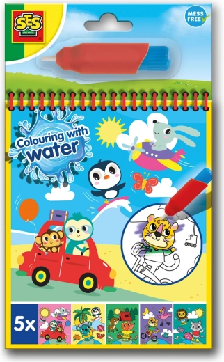 Travel Water Coloring Book – paint with water
