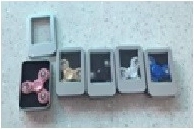 Metal fidget spinner with light